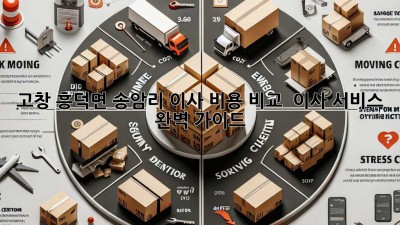 고창 흥덕면 송암리 이사 비용 비교 & 이사 서비스 완벽 가이드